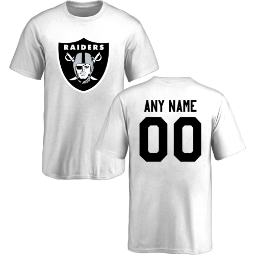 Youth Oakland Raiders Design-Your-Own Short Sleeve Custom NFL T-Shirt->->Sports Accessory